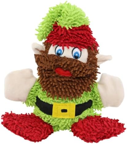 MIGHTY Tuffy Microfiber Medium Elf Ultra Durable Plush Dog Toy