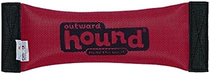 Outward Hound Firehose Tough Chew Fetch Dog Toy, Squeaks & Floats, 10"