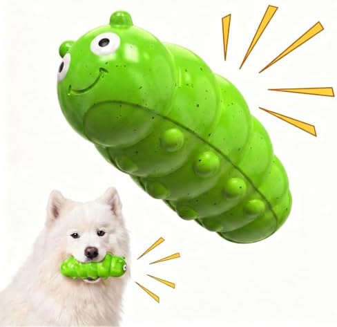 Squeaky Dog Chew Toys, Interactive Tough Indestructible Dog Toys for Aggressive Chewers, Medium to Large Dogs, Indoor & Outdoor Use