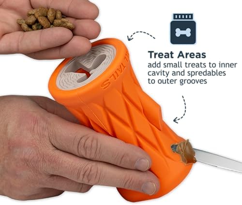Tall Tails Natural Rubber Reward Interactive Dog Toy, Tree Trunk