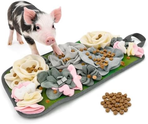 HIHITE Pig Enrichment Toys, Mini Pig Foraging Mat