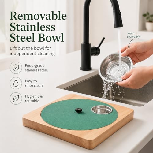 Dog Nail Scratch Board with Adjustable Resistance & Treat Box for Dogs