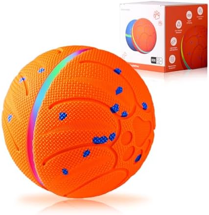 Smart Interactive Dog Toys Automatic Moving Dog Ball, Orange
