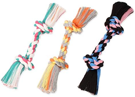 Mammoth Pet Products Flossy Chews Cottonblend Color Rope e, Large, 14-Inch, MultiColored