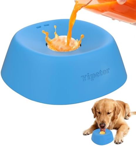 Yipetor Dog Lick Bowl, Rolled Ball-in Slow Feeder Enrichment Puzzle Toys