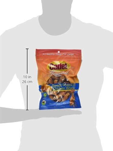 Cadet Gourmet Sweet Potato & Chicken Wrapped Biscuits Dog Treats, 14 oz | Real sweet potato & chicken, dog treats wraps, crunchy healthy dog treats, great for training, for small & large breeds