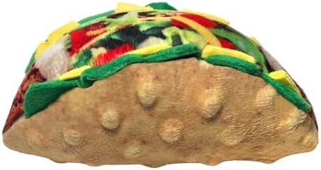 Huxley & Kent Power Plush Squeaky Dog Toy, Taco Tuesday, Small