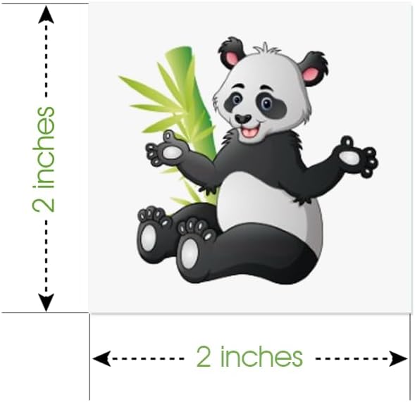 ArtCreativity Zoo Animal Individual Temporary Tattoos for Kids - Bulk Pack of 144 Non-Toxic 2 Inch Pre-Cut Tattoos, Safari Wild Animal Birthday Party Favors and Goodie Bag Fillers for Boys and Girls