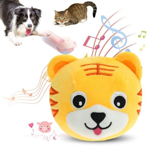 Active Moving Dog Toys, Interactive Bouncing Dog Balls Jumping Music Modes