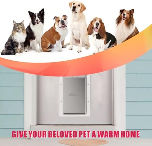 2-Pack Large Dog Door Replacement Flaps with Screws