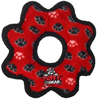 TUFFY® : Gear Ring Dog Toy: Ultra Durable Plush Toy with Multiple Layers & Reinforced Seams, Washable and Floats, Original Construction