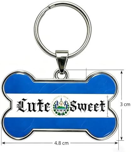 HSIAHOU Custom Pet ID Tags, Personalized Dog Tag Cat Tag (Salvador)