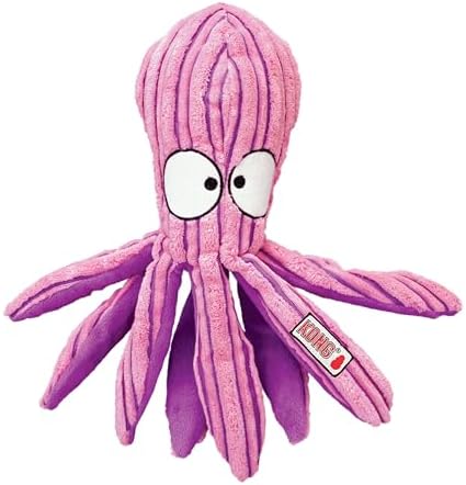 KONG CuteSeas Octopus Soft Plush Dog Toy, for Large Dogs