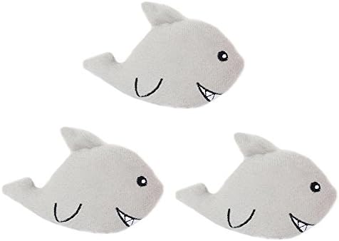 ZippyPaws ZP262 Miniz Sharks Squeak Toy