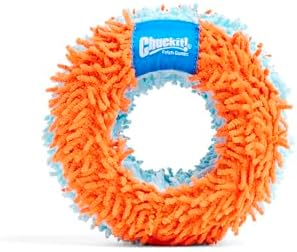 Chuckit! Indoor Fetch Roller Toy for Dogs - Interactive Dog Toys for Boredom, Orange and Blue 4.7 inches (Pack of 12)