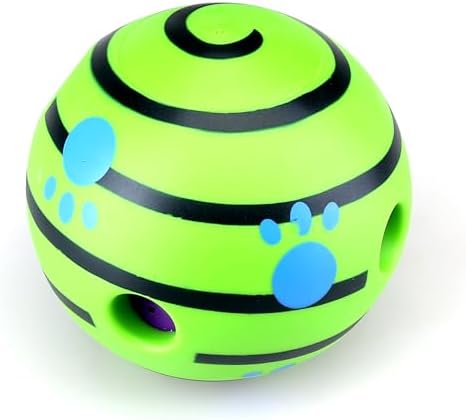 Wobble Giggle Ball, Interactive Dog Toy, Fun Giggle Sounds When Rolled or Shaken