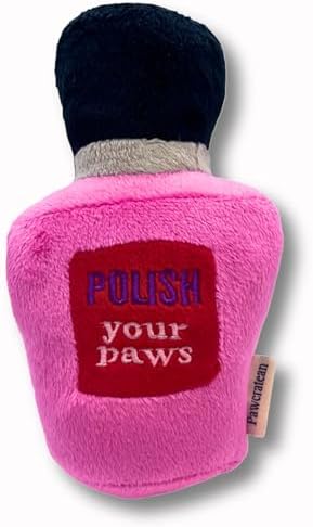 7" Squeaky Plush Toy for Puppies Small Dogs Self Etertainment Washable Soft Made [PET ONLY] (Beauty Style)