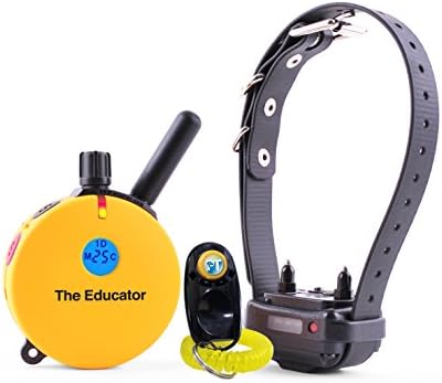 Educator ET-400 E Collar for Dog Training with Remote - 3/4 Mile Range, Waterproof, 100 Blunt Stimulation Levels, Tone or Vibration Mode, Night Tracking Light for Small, Medium & Large Dogs