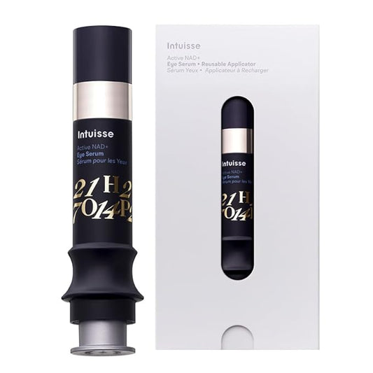 Active NAD+ Eye Serum – Dark Circles, Puffiness, Fine Lines – 5% NAD+, Four Hyaluronic Acids & Swiss Liposomal Delivery – Lifting and Firming Formula – 5ml – w/Applicator