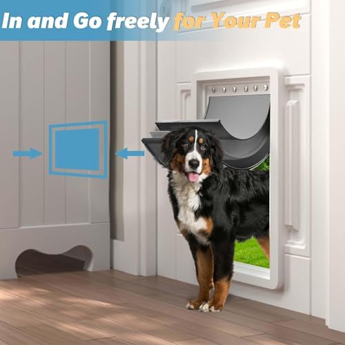 3-Flap Extra Large Dog Door Replacement Flap with Screws | Compatible with PetSafe Freedom PAC11-11040, Extreme Weather, Durable Flexible Replacement Flap, Fits 13 1/8" x 24 7/8" Doors