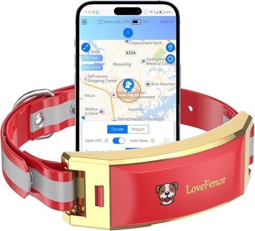Wireless Electric GPS Dog Collar Fence for Dog with Free App
