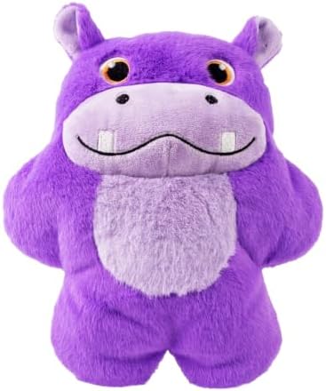 KONG Snuzzles Dog Toy X-Large – Plush Squeaky Dog Toy for Large Breeds – Ultra-Soft, Crinkle Sounds, Durable Interactive Dog Chew Toy for Medium & Large Dogs (Hippo)