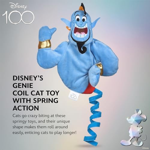 Disney for Pets Aladdin Genie Catnip Coil Cat Toy, 9 Inch