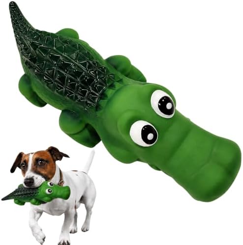 Interactive Dog Chew Toy with Squeaker for Fun, Fetch & Training