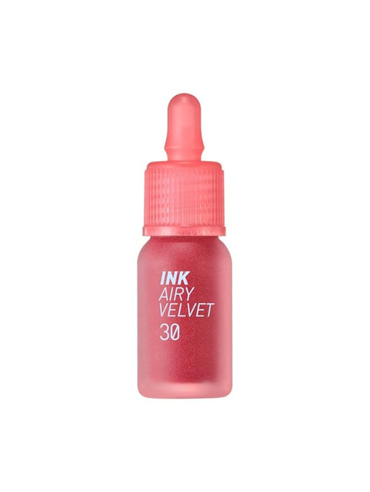 Peripera Ink Airy Velvet Lip Tint | High-Pigmentation, Lightweight, Soft, Moisturizing, Not Animal Tested (030 WAKE UP CHERRY (NEW))