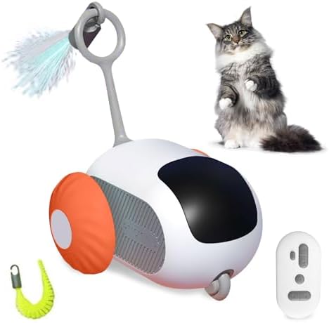Remote Control Smart Cat Toy, Interactive Cat Toys for Indoor Cats