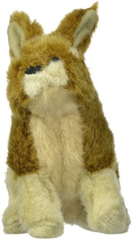 Hyper Pet Wildlife Critters Rabbit Plush Dog Toy with Squeaker, Brown