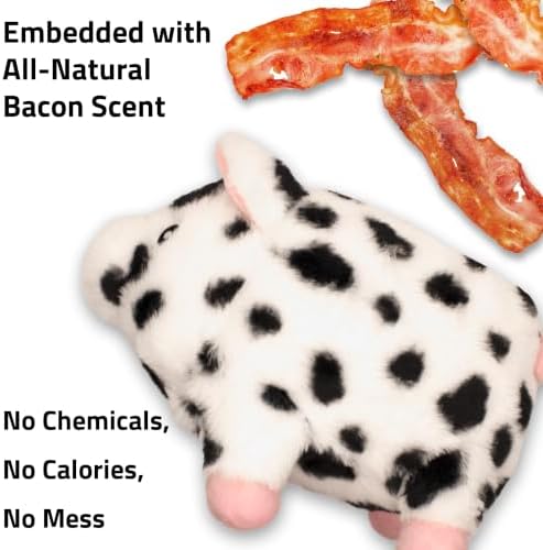 Playology Plush Pig Chew Toy for Large Dogs - Jumbo, Pork Sausage Scent