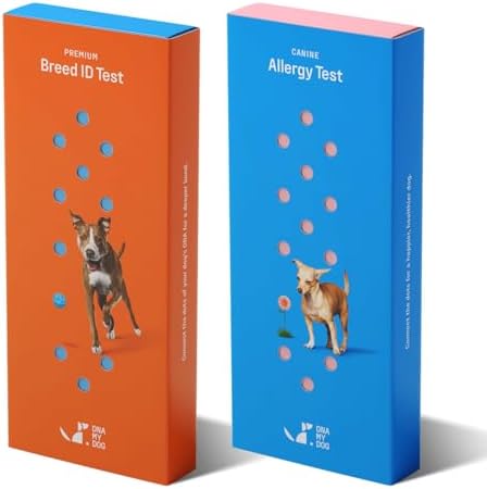 DNA My Dog – Premium Health & Breed Bundle | Breed ID Test (350+ Breeds, 99% Accuracy, Health Test, Age & Wolf DNA) & Allergy Test (120+ Allergens) | Noninvasive Cheek Swab, Fast Results & Custom Care