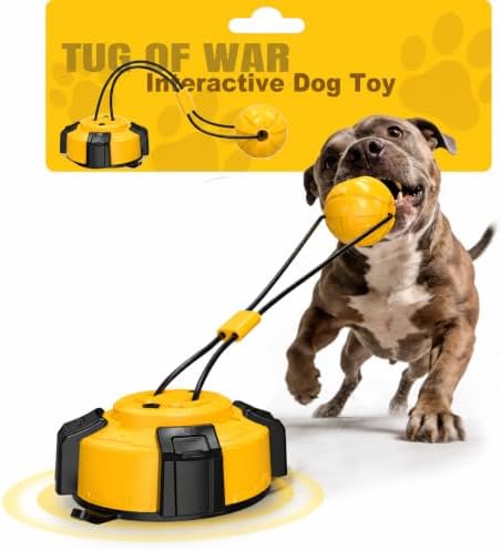 Interactive Tug of War Dog Toys Enrichment Stimulating Suction Cup