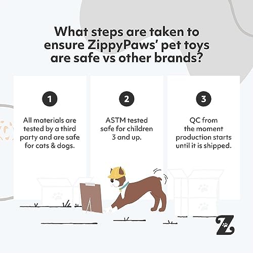 ZippyPaws Burrow Interactive Dog & Puppy Toys for Boredom - Bunny n' Carrot