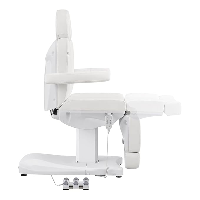 Full Electrical Medical Aesthetic Chair Facial Beauty Bed Podiatry Doctors Office Chair with 3 Motors INK