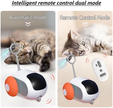 Remote Control Smart Cat Toy, Interactive Cat Toys for Indoor Cats