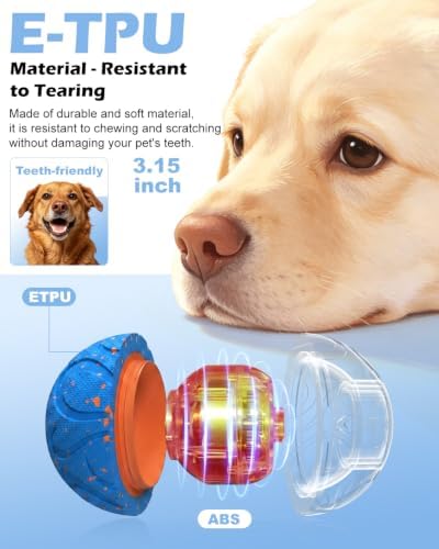 CloudValley Smart Interactive Dog Toy with Remote Control, E-TPU Material