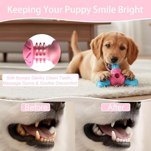 Puppy Chew Toys for Teething, Dog Chew Toys for Small Medium Dogs