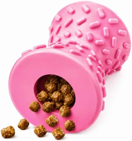Treat Dispensing Dog Toy, Puzzle Toy for Small & Medium Dogs, Slow Feeder