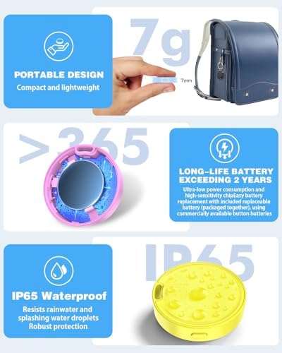 Air Tags for Android,Air Tags-4 Pack Android,Air Tracker Tags with 4 Case,2 Year Battery Life,Google Find Trackers for Google'S Find Hub App,IP65 Waterproof Luggage Tracker for Key,4 Colour