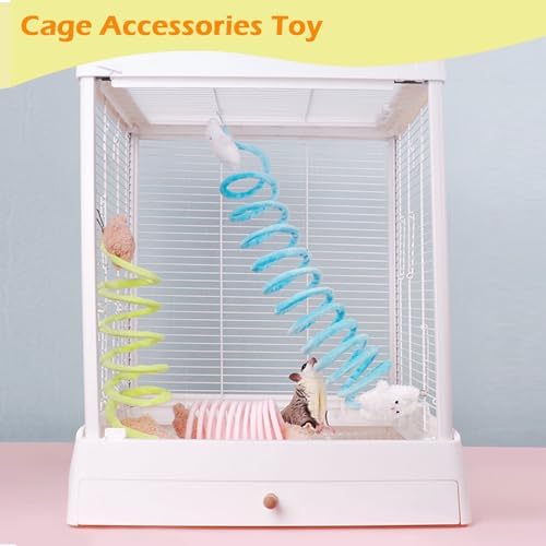 3Pcs Elastic Sugar Glider Climbing Rope Toys, Hanging Cage Accessory