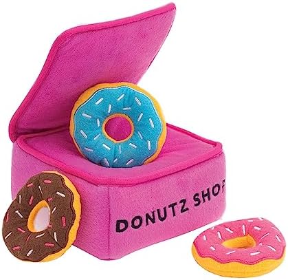 ZippyPaws Burrow Interactive Dog & Puppy Toys for Boredom - Donutz Box