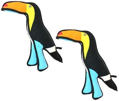 TUFFY® - 2 Pack Original : Toucan Dog Toy : : Ultra Durable Plush Toy with Multiple Layers & Reinforced Seams, Washable and Floats, Original Construction