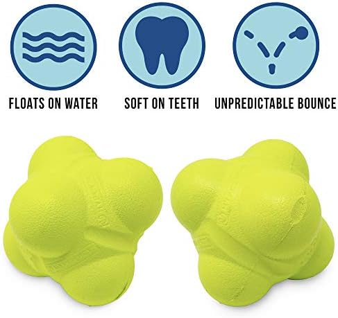 Hyper Pet Fetching Dog Toys - Throwing Bumpy Ball Dog Toy Made with EVA Foam - Lightweight & Floats on Water