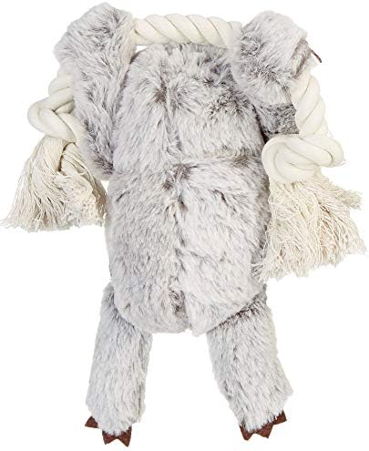 Fringe Studio Dog Toy, Girlie Sloth On A Rope Plsh Pet Toy (289372), 1 Count (Pack of 1)