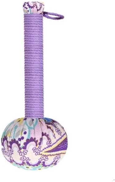 Lymphatic Drainage Massager，Mugwort Massage Hammer Herbal Wormwood Massage Tool Meridian Tapping Stick，Manual Full Body Back Shoulder Neck Relief, Muscle Stress Reduction Wormwood (Purple, 31CM)