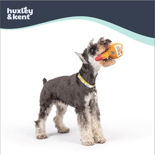 Huxley & Kent Tiny Tuff Plush Dog Toy, Barker's Mark