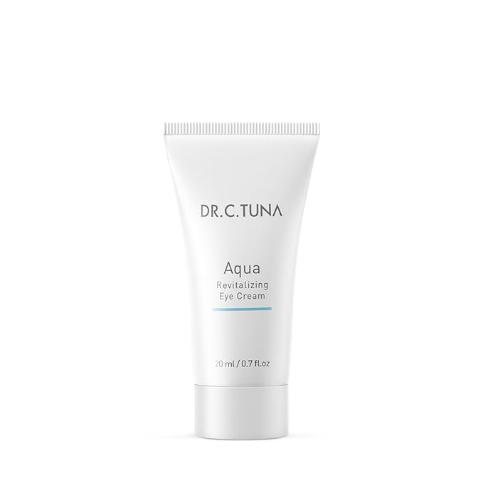 FARMASi Dr. C. Tuna Aqua Revitalizing Eye Cream, Hydrating & Smoothing Under Eye Treatment with Hyaluronic Acid & Sea Water Complex, Lightweight Moisture Care for All Skin Types, Vegan, 0.7 fl oz