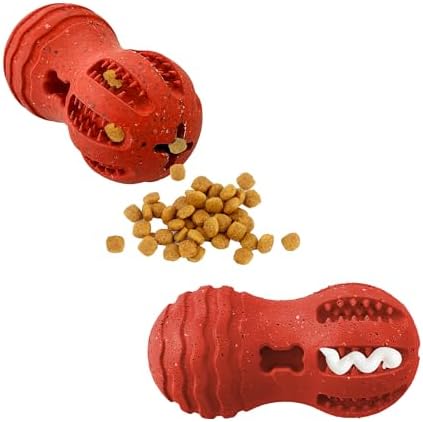 Max Fusion Weeble Dog Toy, Medium, Red, Made with Nike Grind